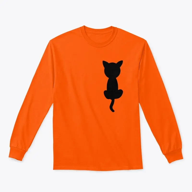 Cat silhouette shirt