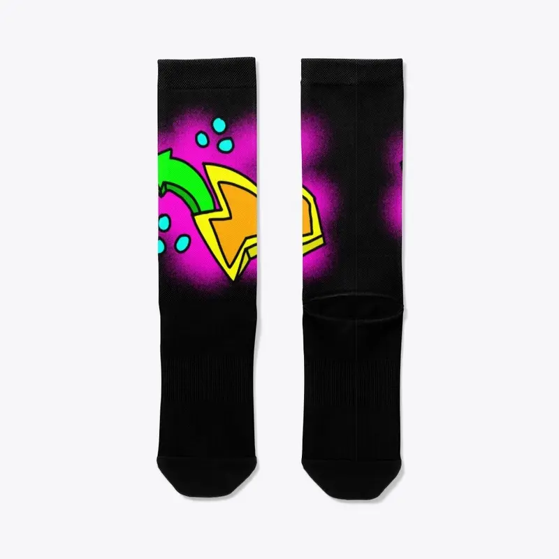 Street art socks